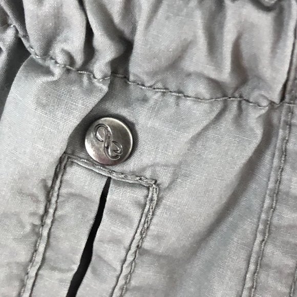 BE BOUNDLESS Gray Stone Canvas Utility Jacket Women’s size S - Picture 7 of 13